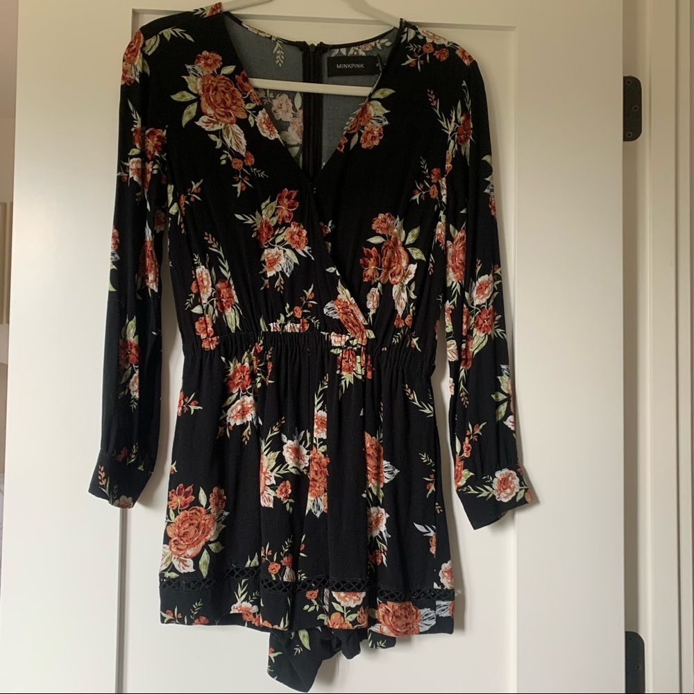 Mink Pink Floral Romper